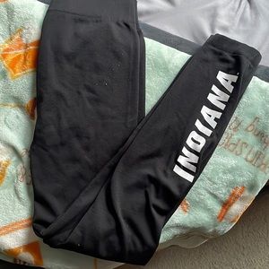 Black Indiana Hoosiers Leggings